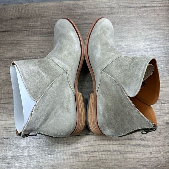 Kork-Ease~Women’s~Taupe Marmotta Suede “Ryder” Slip-On Ankle Bootie~Size 11M - Picture 7 of 9